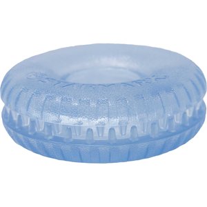 Starmark Snapper Trapper Tire Tough Dog Treat Dispenser Toy, Blue, Medium