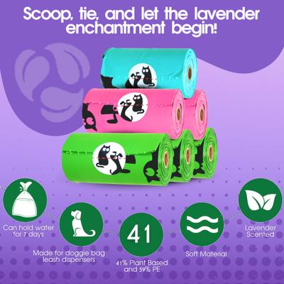 Show full view: PET N PET Lavender Scented Dog Poop Bags, 270 count slide 6 of 7