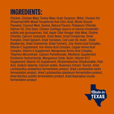 Show full view: Muenster High Protein Chicken Recipe with Ancient Grains Dry Dog Food, 22-lb bag slide 6 of 9