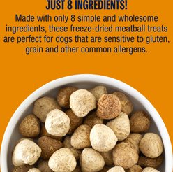 Muenster Meatball Pumpkin Spice Limited Ingredient Diet Freeze-Dried Dog Treats, 4-oz bag slide 2 of 8