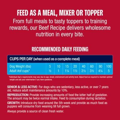 Show full view: Muenster Beef Bites Freeze-Dried Dog Food, 20-oz bag slide 8 of 9