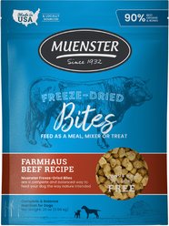 Muenster Beef Bites Freeze-Dried Dog Food, 20-oz bag