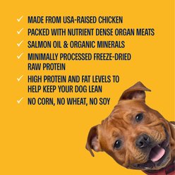 Muenster Chicken Bites Freeze-Dried Dog Treats, 5-oz bag slide 2 of 8