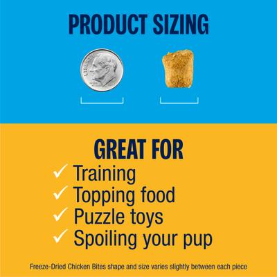 Show full view: Muenster Chicken Bites Freeze-Dried Dog Treats, 5-oz bag slide 5 of 9