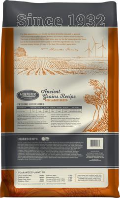 Show full view: Muenster High Protein Chicken Recipe with Ancient Grains Dry Dog Food, 22-lb bag slide 3 of 9