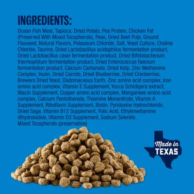 Show full view: Muenster Grain-Free Ocean Fish Recipe Dry Dog Food, 25-lb bag slide 6 of 9