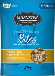 Muenster Chicken Bites Freeze-Dried Dog Treats, 5-oz bag