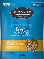 Muenster Chicken Bites Freeze-Dried Dog Food, 20-oz bag