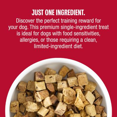 Show full view: Muenster Beef Liver Limited Ingredient Diet Freeze-Dried Dog Treats, 16-oz bag slide 8 of 9