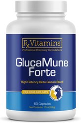 Rx Vitamins GlucaMune Forte Capsules Immune Supplement for Dogs & Cats, 60 count
