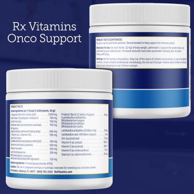 Show full view: Rx Vitamins Onco Powder Immune Support Supplement for Dogs & Cats, 10.58-oz jar slide 7 of 7