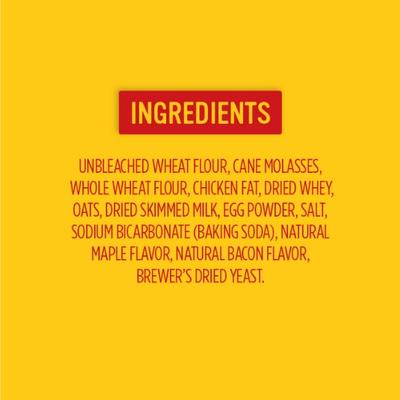 Show full view: Blue Dog Bakery Doggie Paws Maple Bacon Dog Treats, 16.2-oz box slide 8 of 9