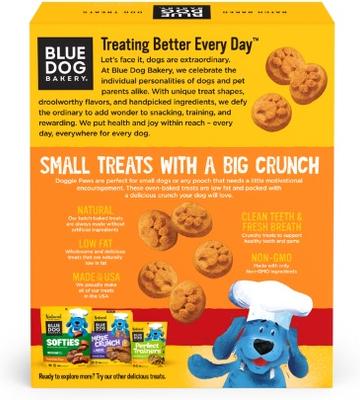 Show full view: Blue Dog Bakery Doggie Paws Maple Bacon Dog Treats, 16.2-oz box slide 4 of 9