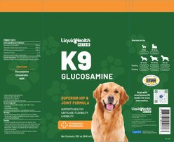 Liquid Health Pets Original K9 Glucosamine Dog Supplement, 32-fl oz bottle slide 2 of 2