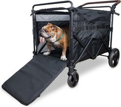 Wonderfold Max Wagon Dog Stroller, Black slide 1 of 5