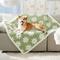 Show in main carousel: Lesure Waterproof Calming Double-Sided Jacquard Shag & Soft Sherpa Fleece Furniture Protector Dog & Cat Blanket, Green, Large slide 4 of 8
