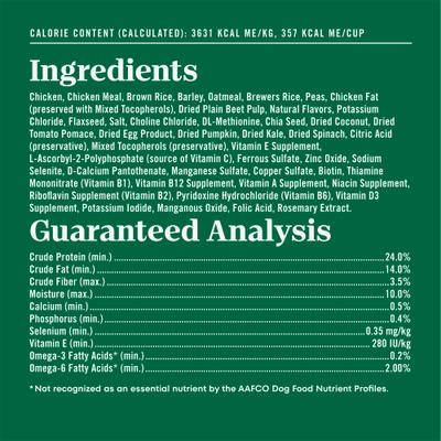 Show full view: Nutro Natural Choice Adult Chicken & Brown Rice Recipe Dry Dog Food, 36-lb bag slide 7 of 11