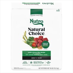 Nutro Natural Choice Adult Lamb & Brown Rice Recipe Dry Dog Food, 36-lb bag