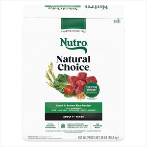 Nutro Natural Choice Adult Lamb & Brown Rice Recipe Dry Dog Food, 36-lb bag
