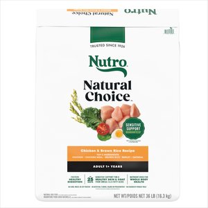 Nutro Natural Choice Adult Chicken & Brown Rice Recipe Dry Dog Food, 36-lb bag