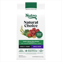Nutro Natural Choice Adult Small Bites Lamb & Brown Rice Recipe Dry Dog Food, 5-lb bag