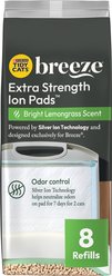 Tidy Cats Breeze Multi-Cat Strength Cat Pads, 8 count