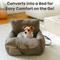 Show in main carousel: PawsPik Convertible Plush 3-in-1 Pet Carrier, Travel Bed & Car Seat, Chestnut Brown, Medium slide 8 of 11
