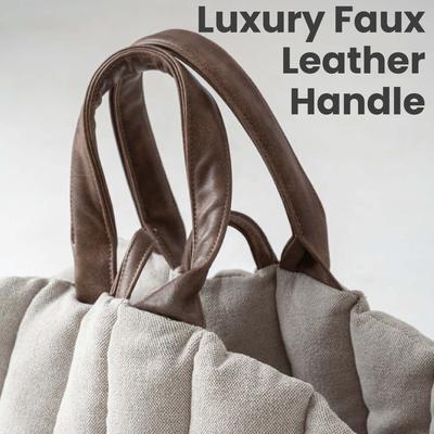 Show full view: PawsPik Tote-Style 3-in-1 Pet Carrier, Travel Bed & Car Seat, Sandstone, Medium slide 8 of 10