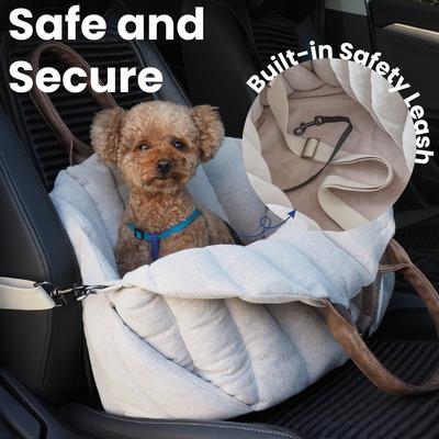 Show full view: PawsPik Tote-Style 3-in-1 Pet Carrier, Travel Bed & Car Seat, Sandstone, Medium slide 3 of 10