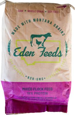 Show full view: Eden Feeds Non-GMO Mixed Flock Chicken Feed, 40-lb bag slide 2 of 4