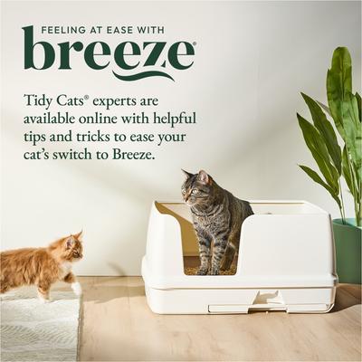 Show full view: Tidy Cats Breeze X-Large Multi-Cat Starter Kit Litter Box, Litter Pellets & Pads slide 10 of 14