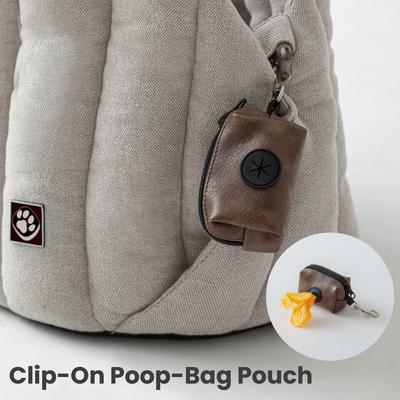 Show full view: PawsPik Tote-Style 3-in-1 Pet Carrier, Travel Bed & Car Seat, Sandstone, Medium slide 7 of 10