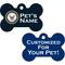 Show in main carousel: ShopInstaPets Bone 2 Sided Customized Dog Id Tag, Blue, United States Navy slide 1 of 4