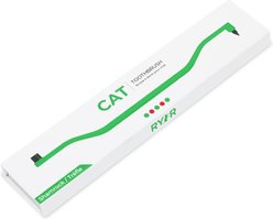 RYERCAT Dual Sided Cat Toothbrush, Shamrock