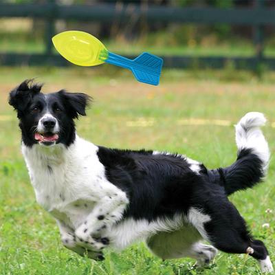 Show full view: Nerf Dog TPR Squeak Vortex Dog Ball Toy, Light Blue/Green, 12-in, 4 count slide 2 of 7