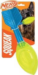 Nerf Dog TPR Squeak Vortex Dog Ball Toy, Light Blue/Green, 12-in, 4 count
