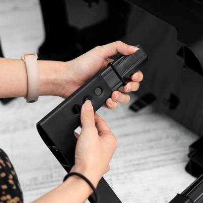 Show full view: IRIS Elevated Dog Feeder with Attachable Feet, Medium, Black, 4-cup slide 8 of 10