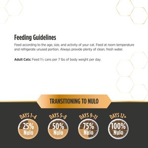 Nulo Prowess Mature 12+ Chicken & Chicken Liver Shreds in Broth Senior Wet Cat Food, 2.8-oz can, case of 4