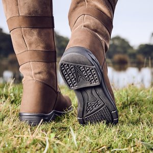 Dublin River IV Horse Boots, Chocolate, Ladies 8.5