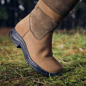 Dublin River IV Horse Boots, Dark Brown, Ladies 9