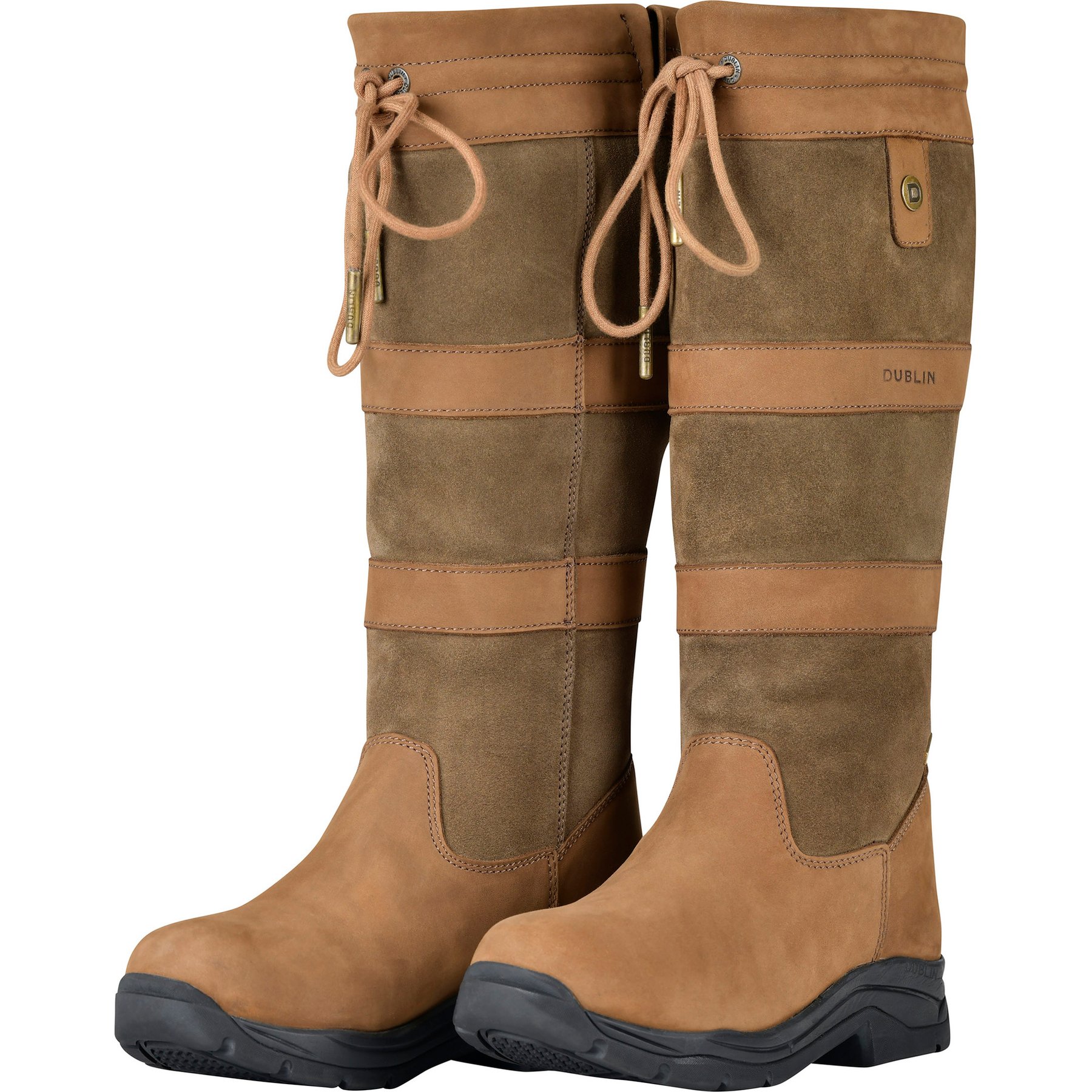Dublin River IV Horse Boots, Dark Brown, Ladies 8.5