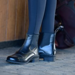 Dublin Altitude Zip Horse Paddock Boots, Black, Childs 4 slide 2 of 5