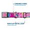 Show in main carousel: Buckle-Down Mattel Barbie Script Signature Logo Abstract Metal Seatbelt Buckle Polyester Dog Collar, Wide Medium: 16 to 23-in neck, 1.5-in wide slide 6 of 10