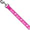 Show in main carousel: Buckle-Down Mattel Barbie Script Signature Logo & Silhouette Polyester Dog Leash, Hot Pink/White, 6-ft long, 1/2-in wide slide 2 of 6