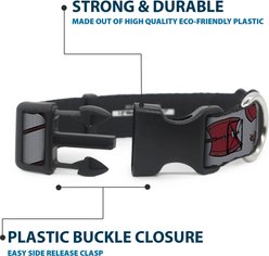 Buckle-Down Cartoon Network Adventure Time Marceline's Axe Bass Guitar Scattered Gray Plastic Buckle Polyester Dog Collar, Medium: 11 to 16.5-in neck, 1-in wide slide 2 of 9