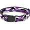 Show in main carousel: Buckle-Down Plastic Buckle Polyester Dog Collar, Camo Purple/Black/White, Wide Small: 13 to 17-in neck, 1.5-in wide slide 1 of 10