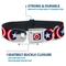 Show in main carousel: Buckle-Down Captain America Shield Seatbelt Buckle Dog Collar, Medium slide 5 of 12