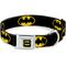 Show in main carousel: Buckle-Down Batman Shield Seatbelt Buckle Dog Collar, Small slide 1 of 11
