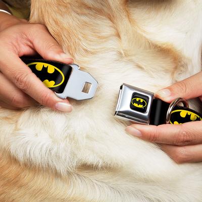 Show full view: Buckle-Down Batman Shield Seatbelt Buckle Dog Collar, Small slide 8 of 11