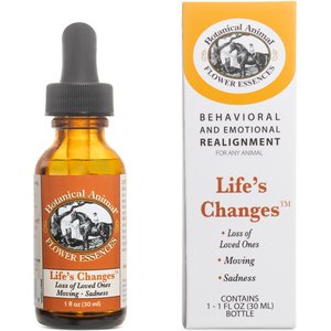Botanical Animal Flower Essences Life's Changes Calming Pet Supplement, 1-fl oz bottle